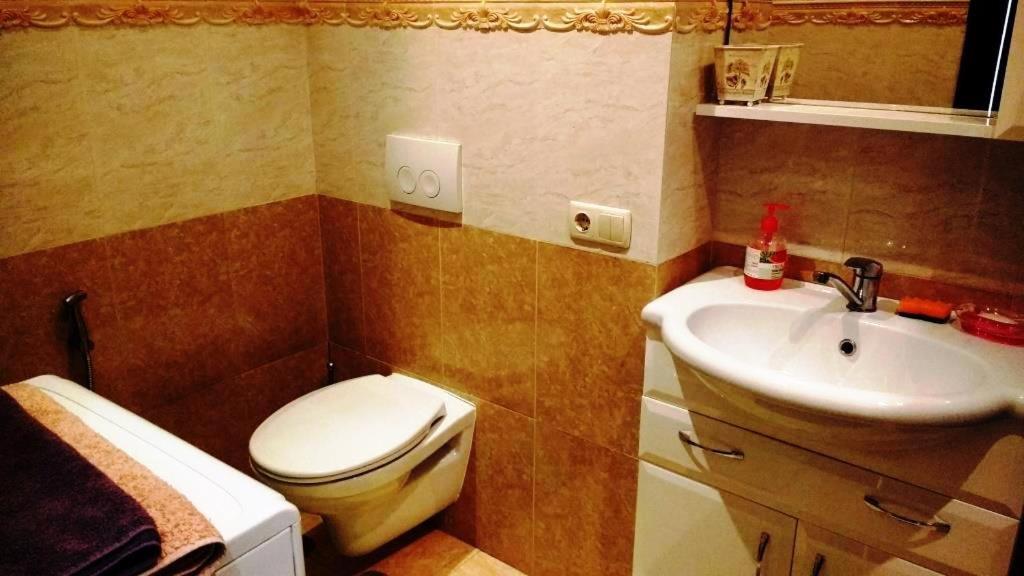 Комната В Двухкомнатной Apartment Kiev Ngoại thất bức ảnh
